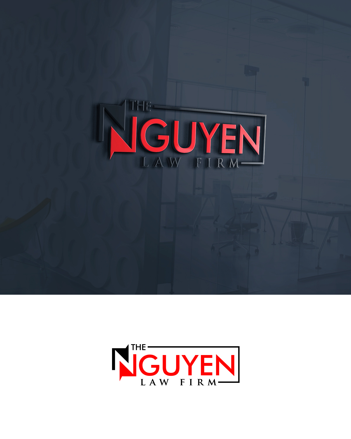 Logo Design by RedLine 3 for The Nguyen Law Firm | Design #24015389