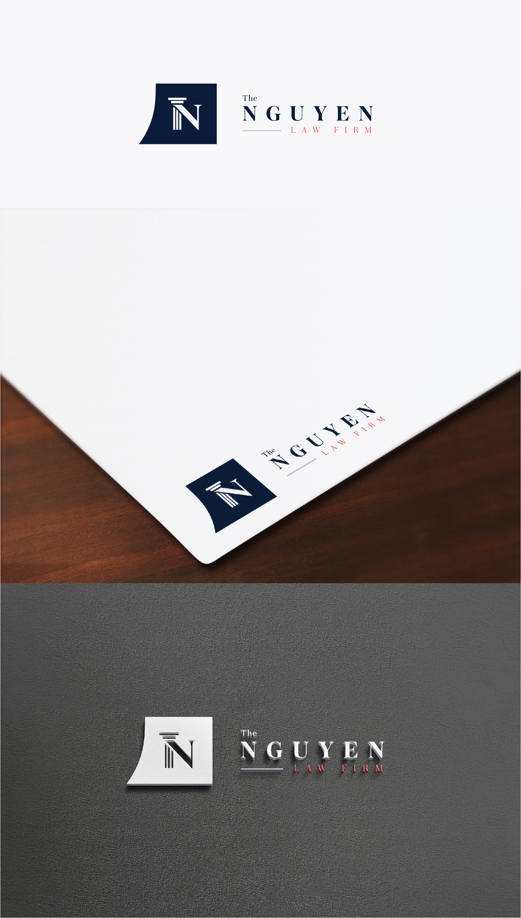 Logo Design by IMilenovic for The Nguyen Law Firm | Design #24022454