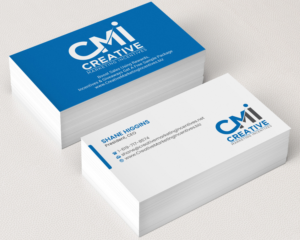 Business Card Design For Marketing Agnecy CMI | Business Card Design by R.design