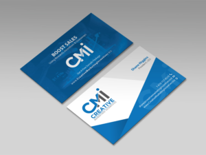 Business Card Design For Marketing Agnecy CMI | Business Card Design by MDesign