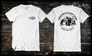 T-shirt Design by Uprinteez for Recreation Accessory Design, LLC | Design: #24058028