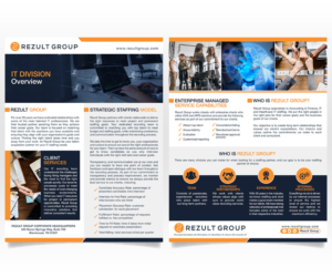 Updated look for company collateral | Flyer Design by Luniere Designs