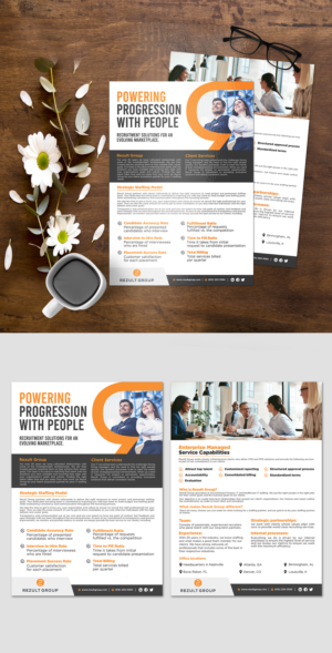 Updated look for company collateral | Flyer Design by ZeneFashions