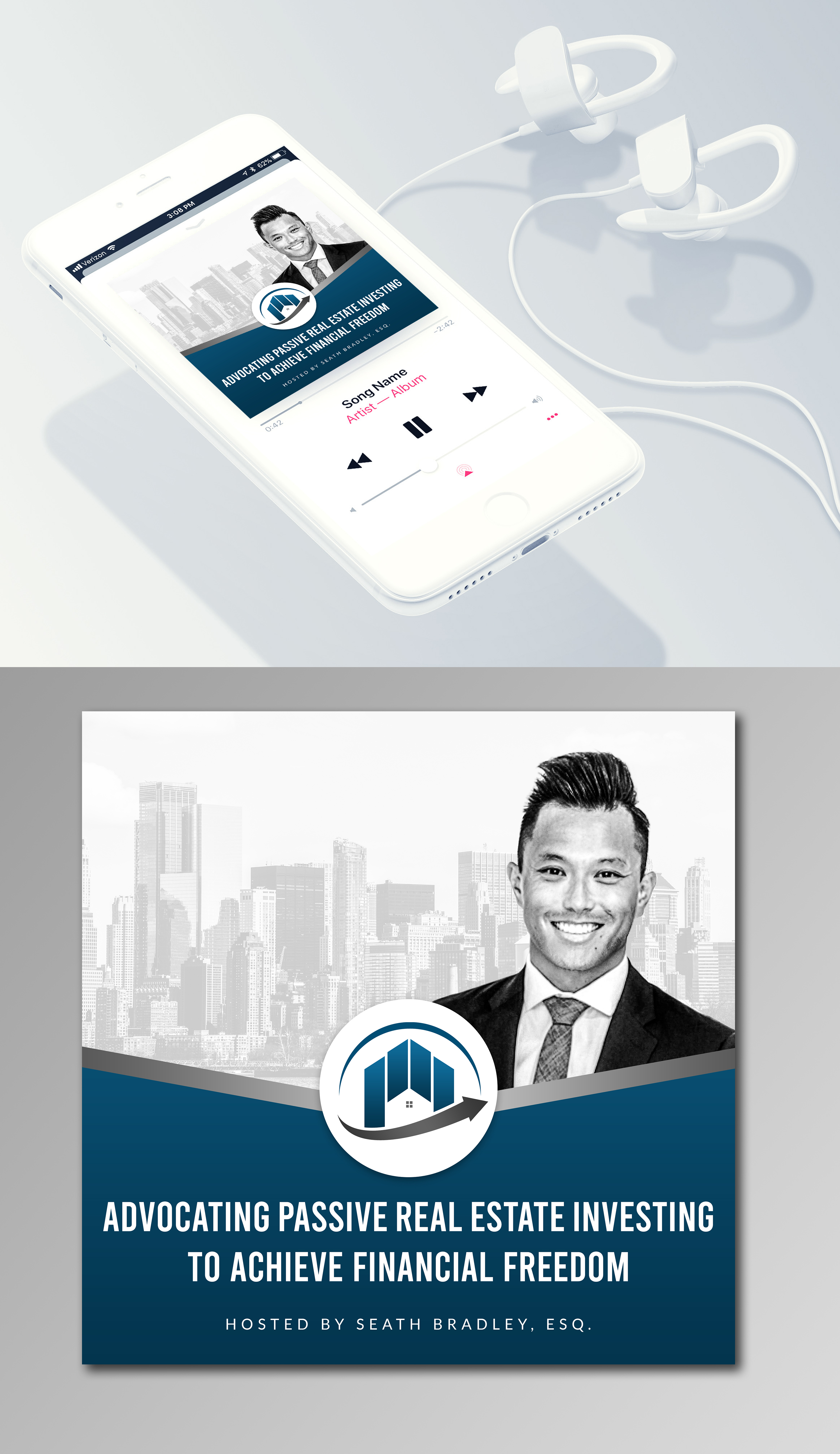 Podcast Design by SAI DESIGNS for EverSmart LLC | Design #24061523