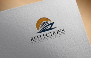 "Reflections at sea Travel" ; " Escape to Serenity" | Diseño de Logo por 4tech services