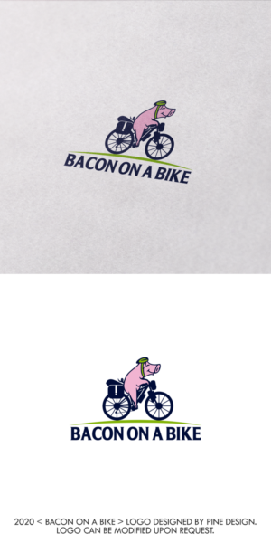 Bacon on a Bike | Logo-Design von pine design