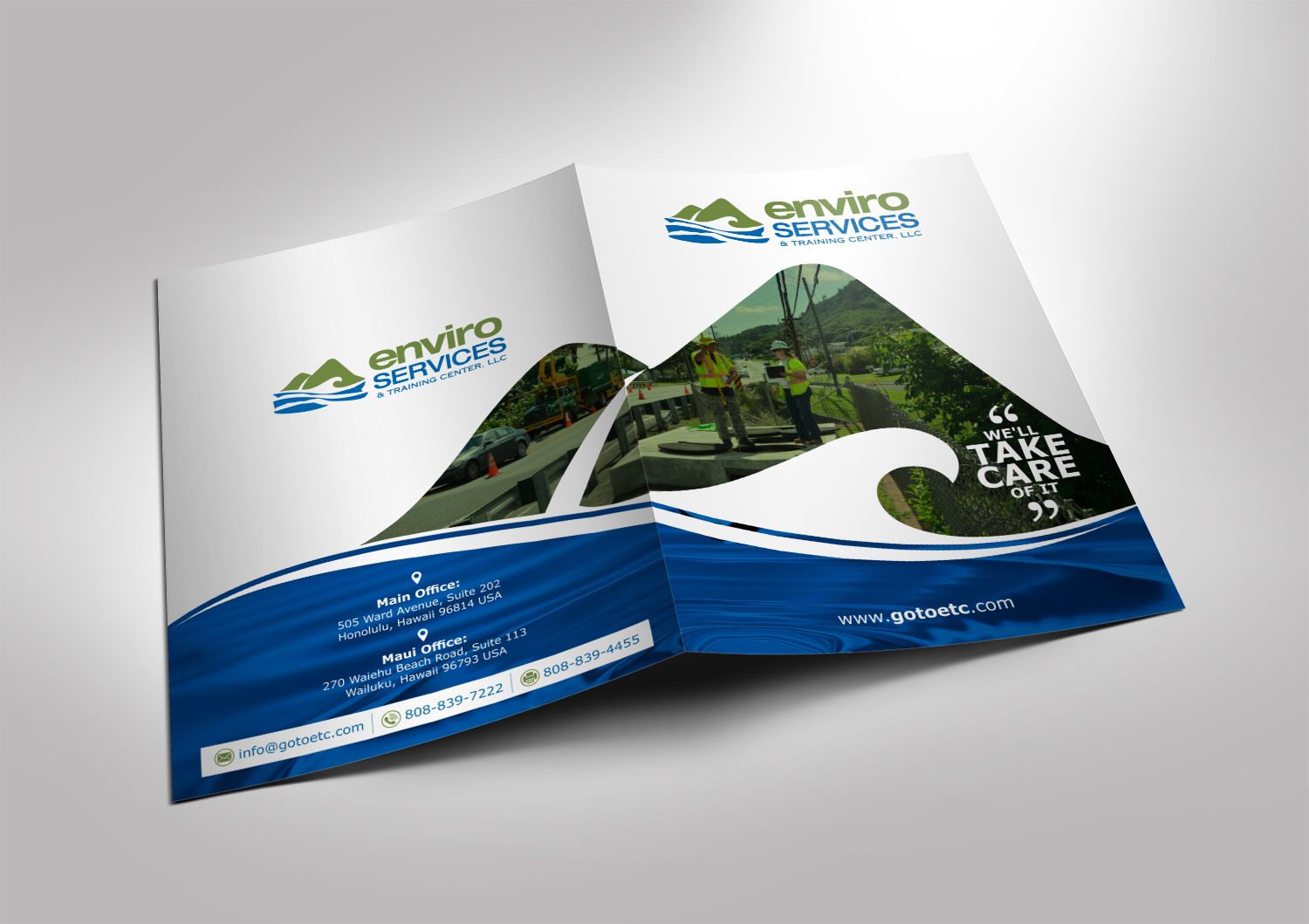 Brochure Design by Aurora:) for EnviroServices & Training Center | Design #24027860