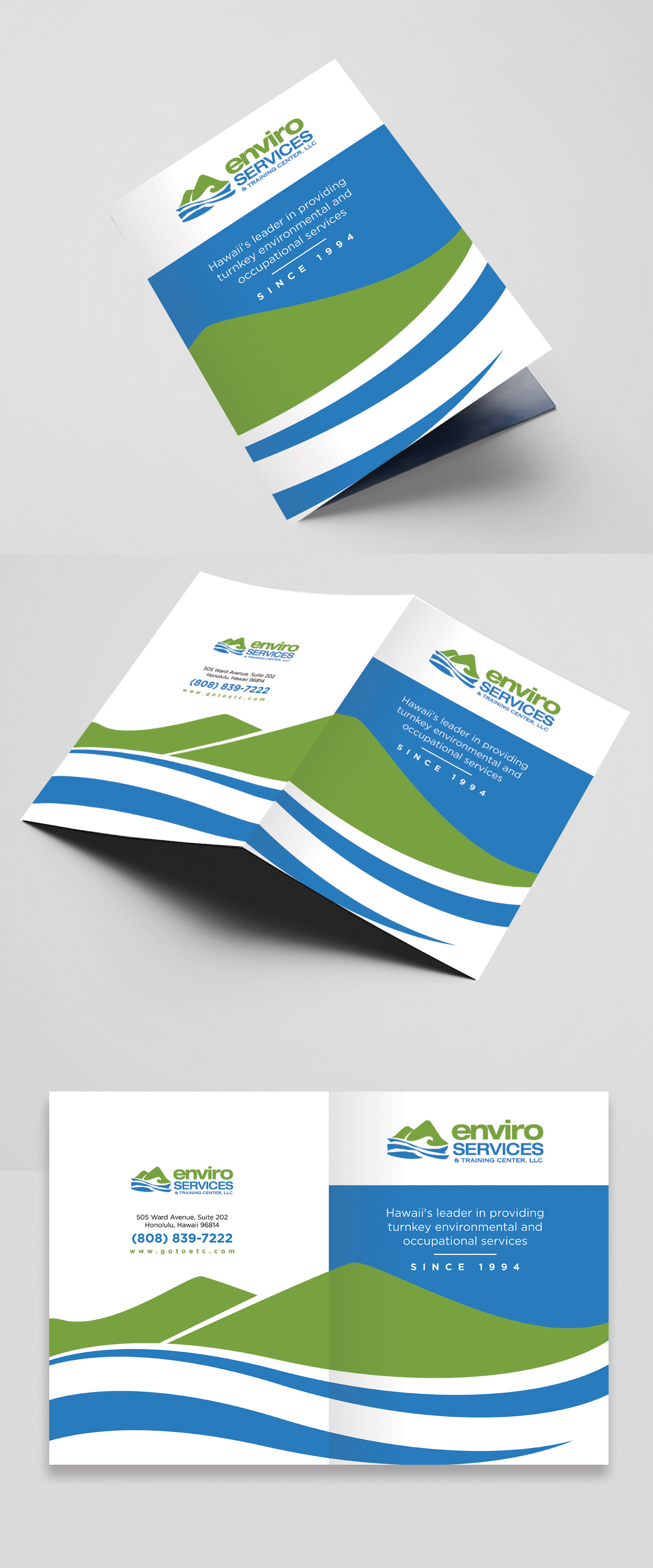 Brochure Design by BLUE WINGS for EnviroServices & Training Center | Design #24042917