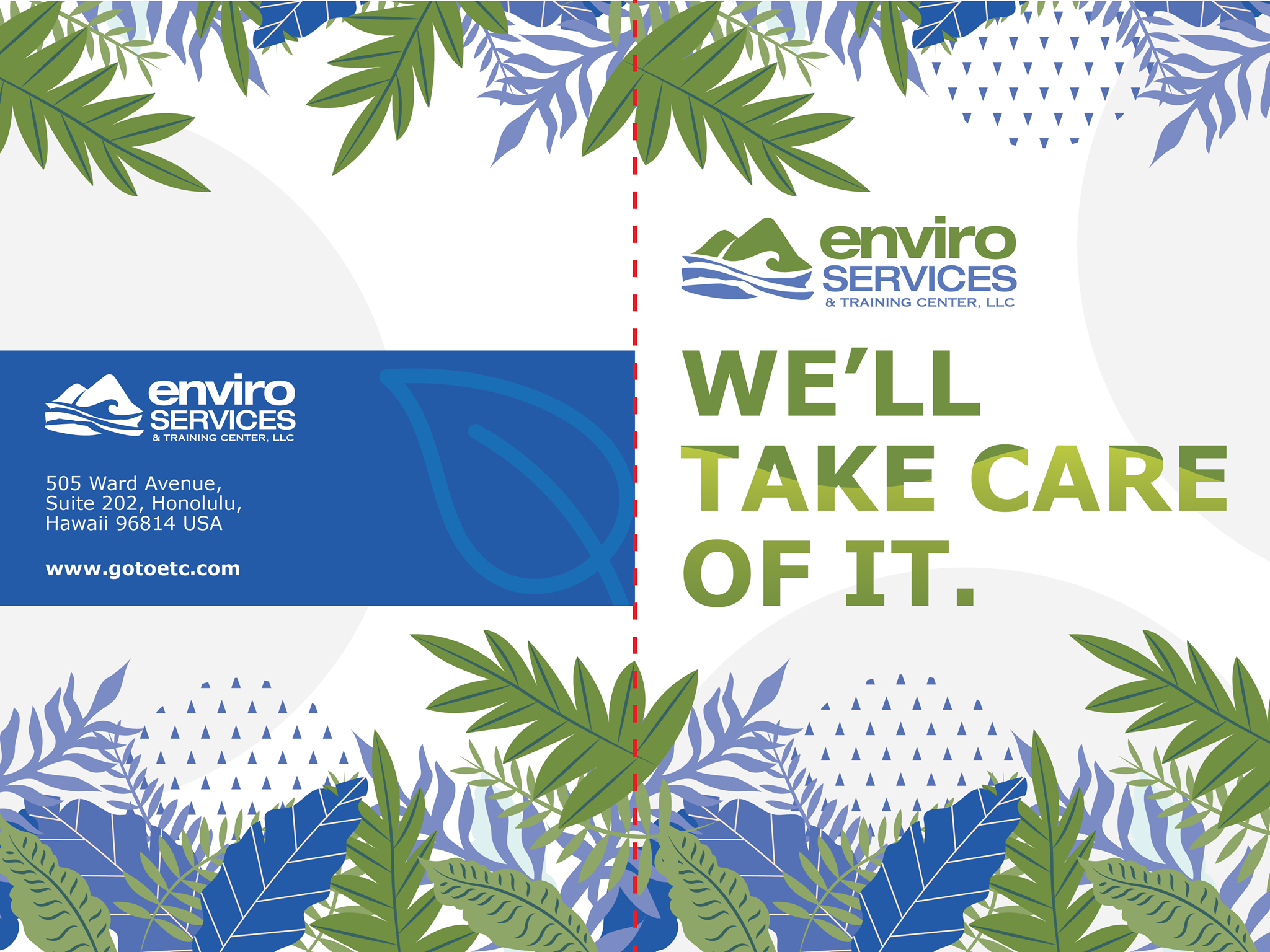 Brochure Design by Studio Heather for EnviroServices & Training Center | Design #24065560