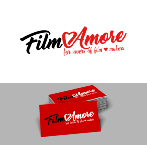 Film Amore     (company name)    for lovers of film * makers ( slogan asterix to be replaced with a heart) | Logo Design by trufya