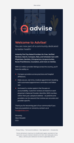 Email Marketing Design by Veng