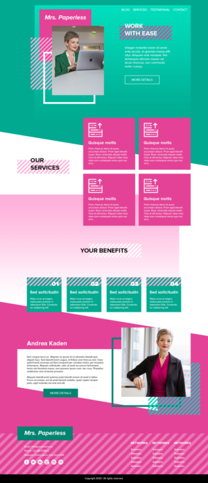 Web Design by eckographic for work with ease EOOD | Design: #24061600