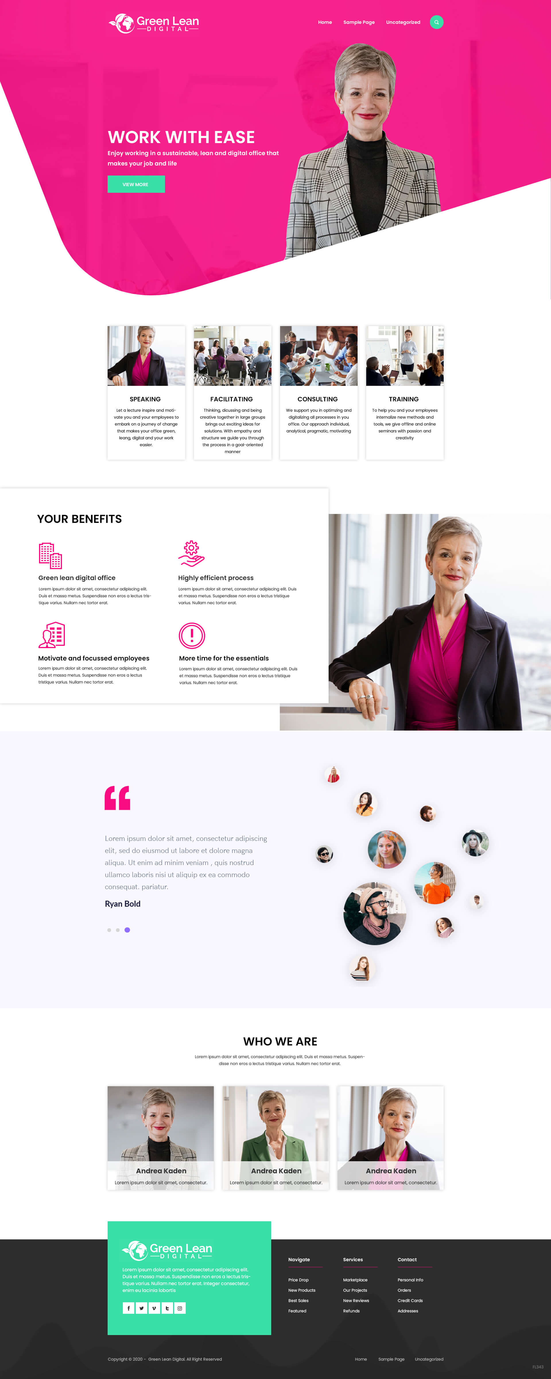 Diseño Web por pentaxial para work with ease EOOD | Diseño #24028221