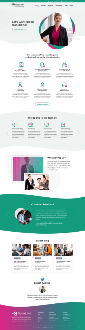 Web Design by pb for work with ease EOOD | Design: #24021644