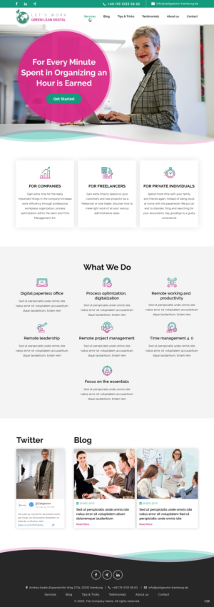 Web Design by pb for work with ease EOOD | Design: #24021711