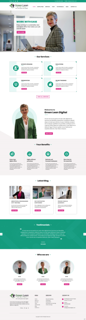 Web Design by pb for work with ease EOOD | Design: #24021721