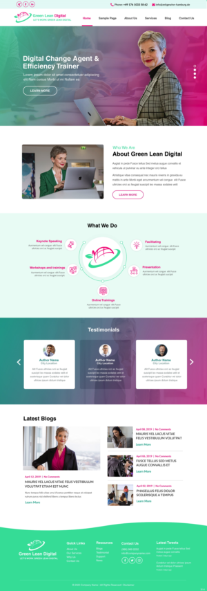 Web Design by pb for work with ease EOOD | Design: #24021722