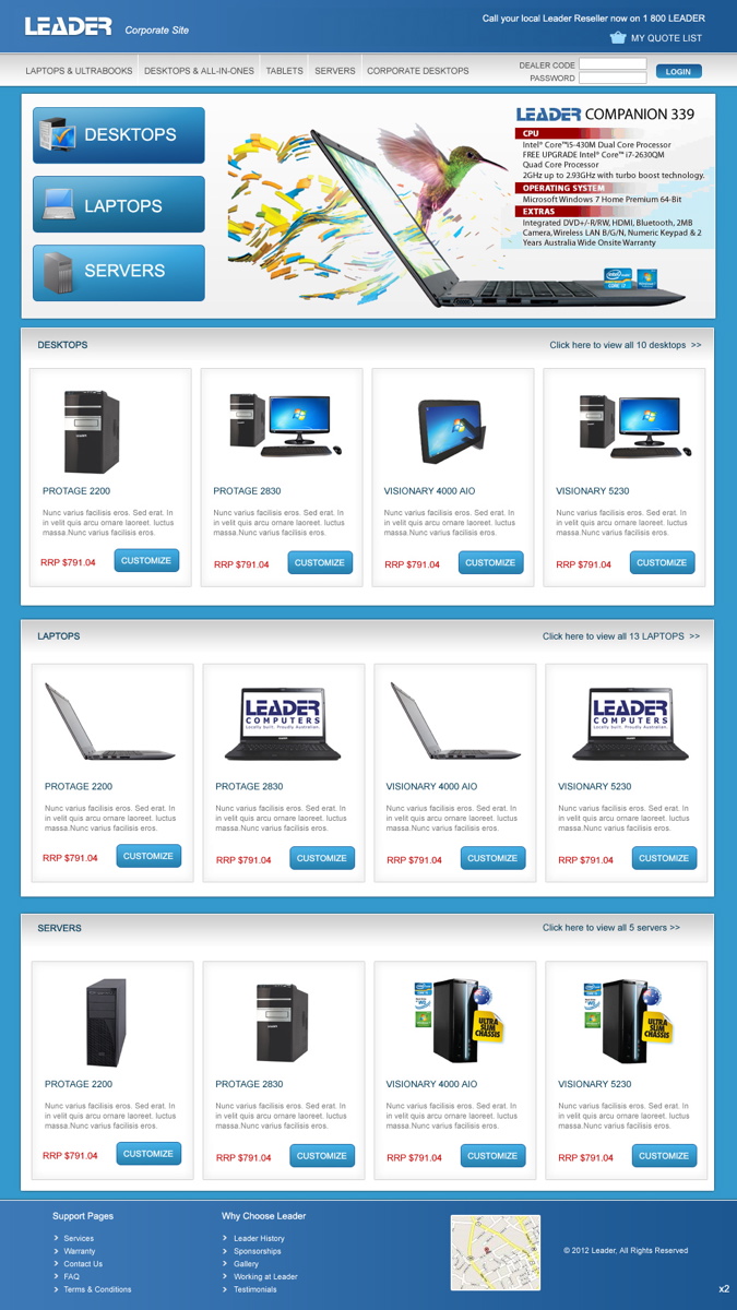 Web Design by pb for this project | Design #723479