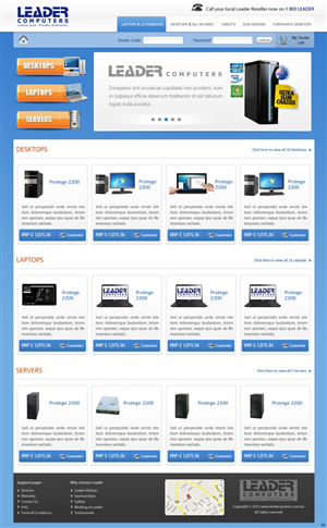 Web Design by pb for this project | Design: #723481