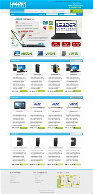 Web Design by pb for this project | Design: #727269