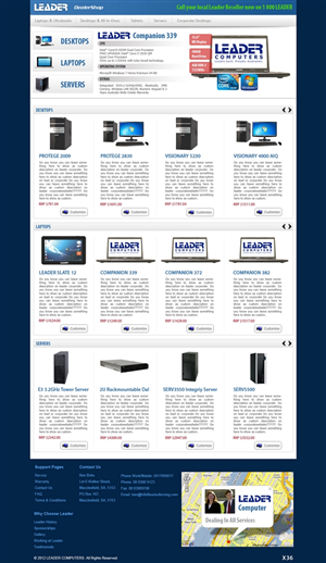 Web Design by pb for this project | Design: #727271