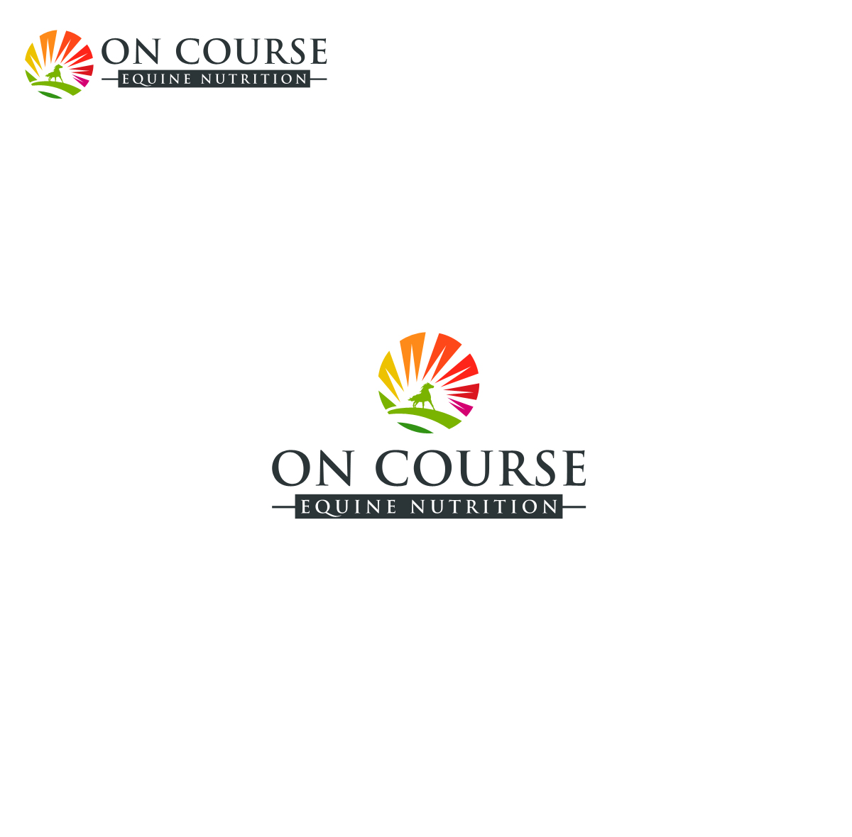 Diseño de Logo por logo_s para On Course Equine Nutrition | Diseño #24028899