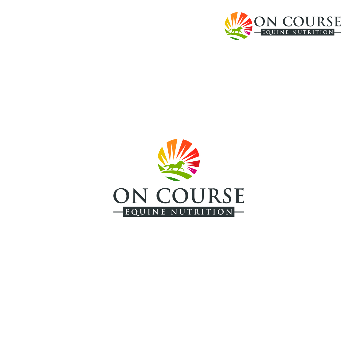 Design de Logo par logo_s pour On Course Equine Nutrition | Design #24028908