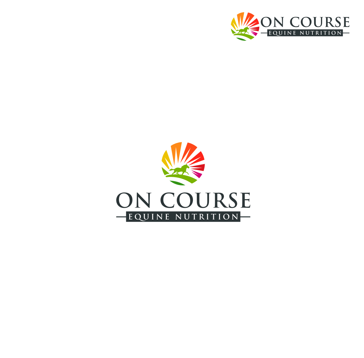 Diseño de Logo por logo_s para On Course Equine Nutrition | Diseño #24030842