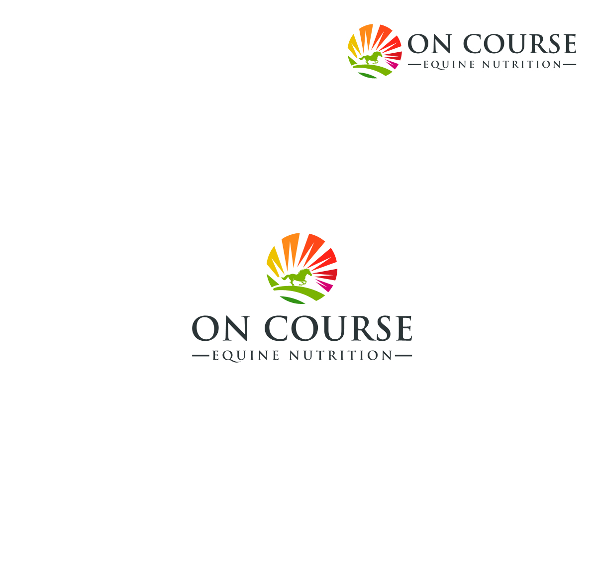 Logo-Design von logo_s für On Course Equine Nutrition | Design: #24031215