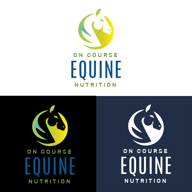 Logo Design by PivotalBlack for On Course Equine Nutrition | Design #24018033