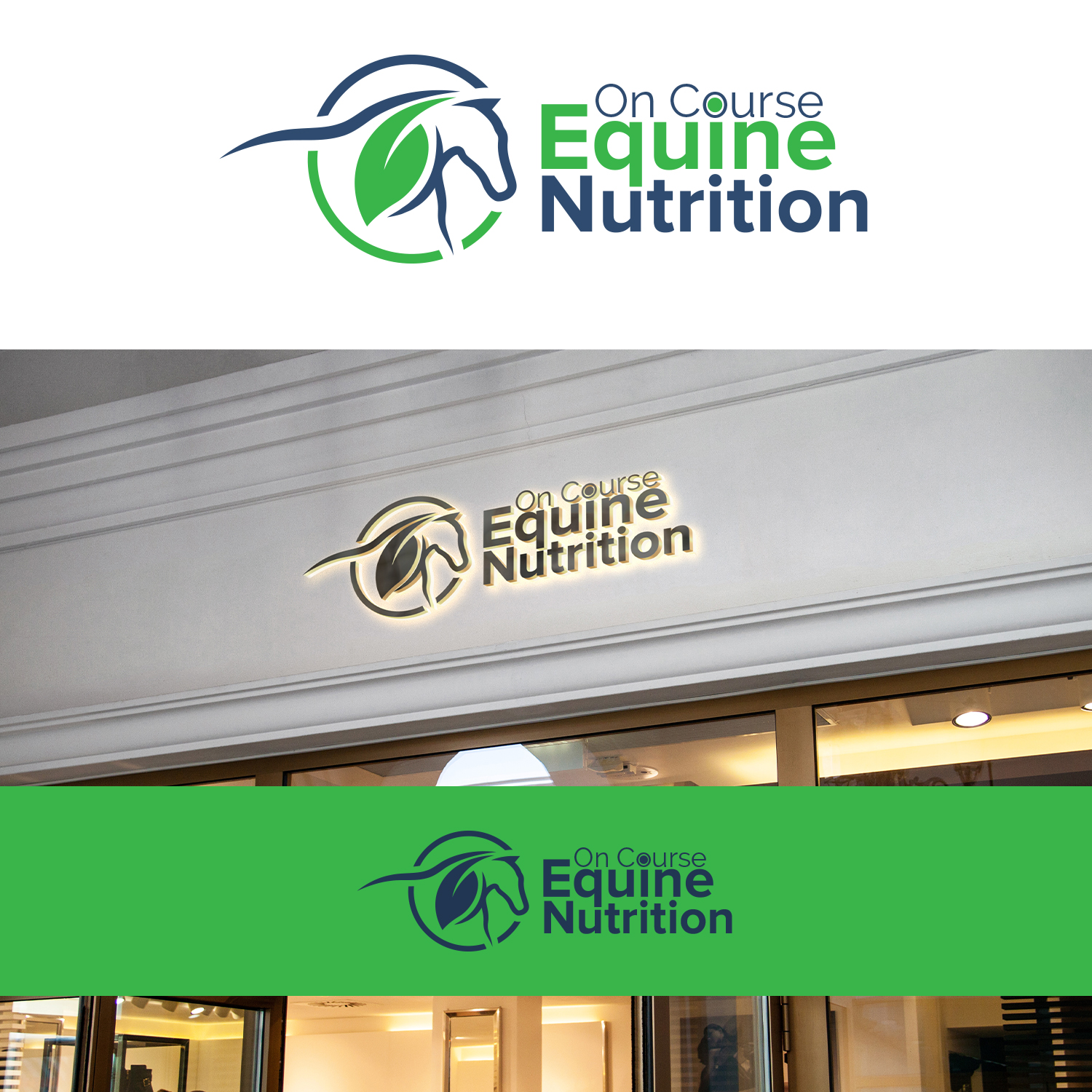 Diseño de Logo por Maxo-Biz para On Course Equine Nutrition | Diseño #24020168