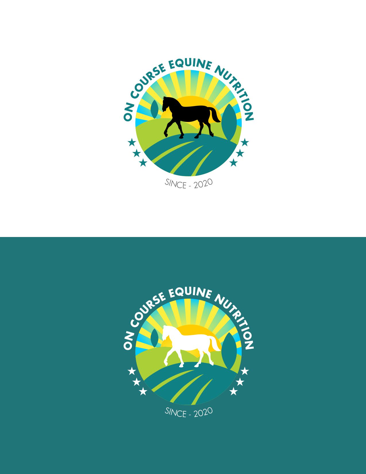 Logo Design by Praza for On Course Equine Nutrition | Design #24019612