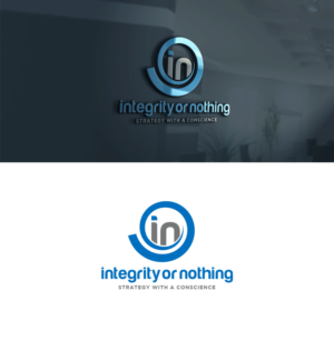 the ion group with the tag line "strategy with a conscience". On the back of the business cards or tucked away we would like the words to appear  "integrity or nothing" as this is where our acronym  | Diseño de Logo por Mono.co