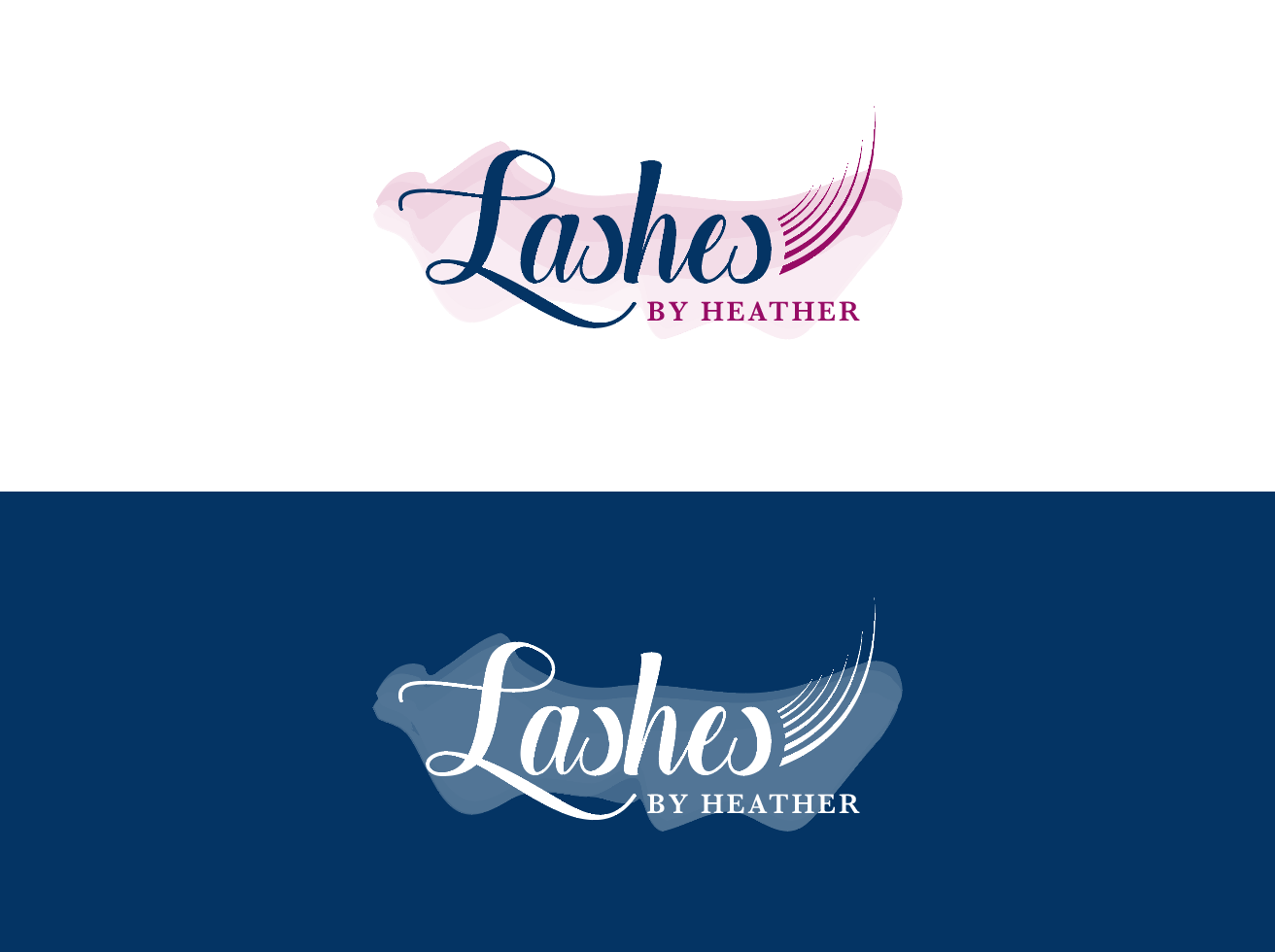 Logo Design by wonderland for Lashes by Heather LLC | Design #24018291