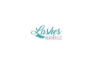 Lashes by Heather LLC | Logo Design by Slant Line Media