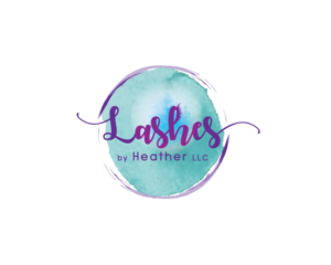 Lashes by Heather LLC | Logo Design by Juli creation