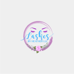 Logo Design by Design Sword for Lashes by Heather LLC | Design: #24018365