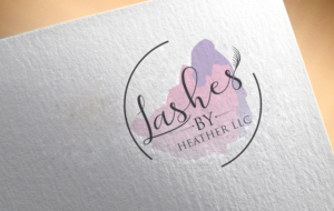 Lashes by Heather LLC | Logo Design by graphicevolution