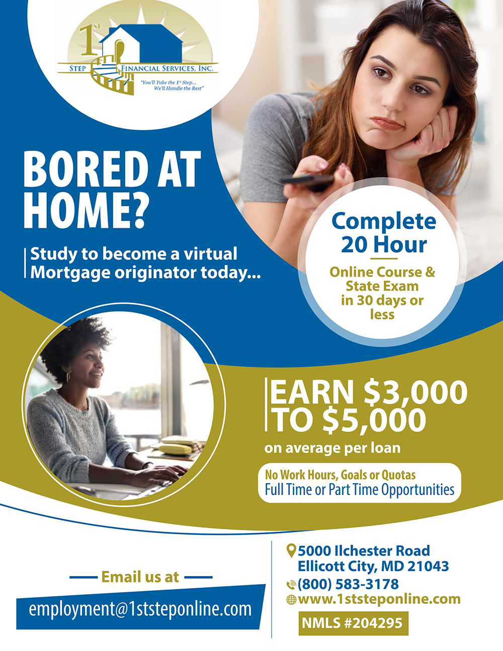 Flyer Design by Aurora:) for 1st Step Financial Services, Inc. | Design #24020910