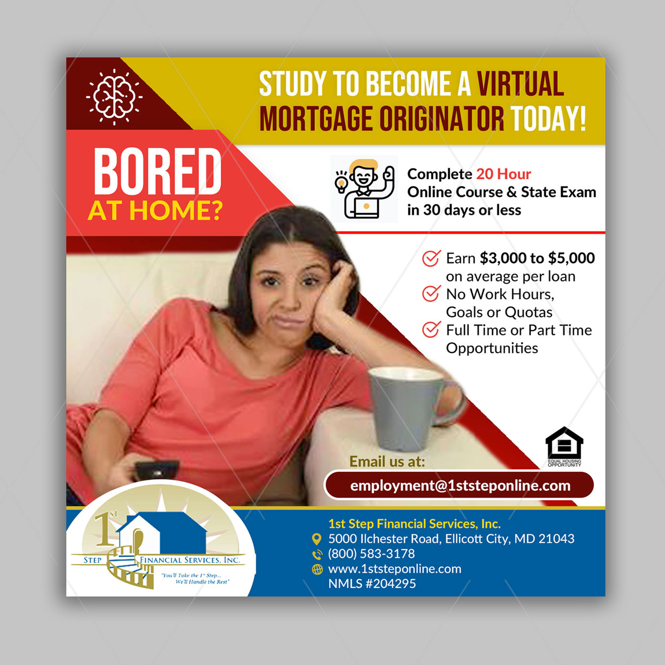 Flyer Design by DA. for 1st Step Financial Services, Inc. | Design #24019292