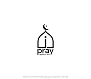 I Pray Hygenic  Mat | Diseño de Logo por GBDESIGN