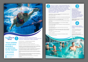 AQUA ELITE SPORT. Entreprise de coaching sportif spécialisée dans les activités aquatiques recherche | Design de Flyer par design.bb