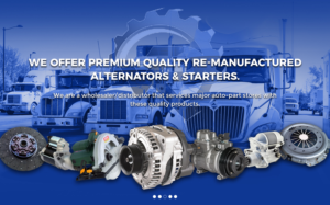 Custom Header Designs - Automotive Parts - Alternator & Starter | Grafik-Design von OroojF