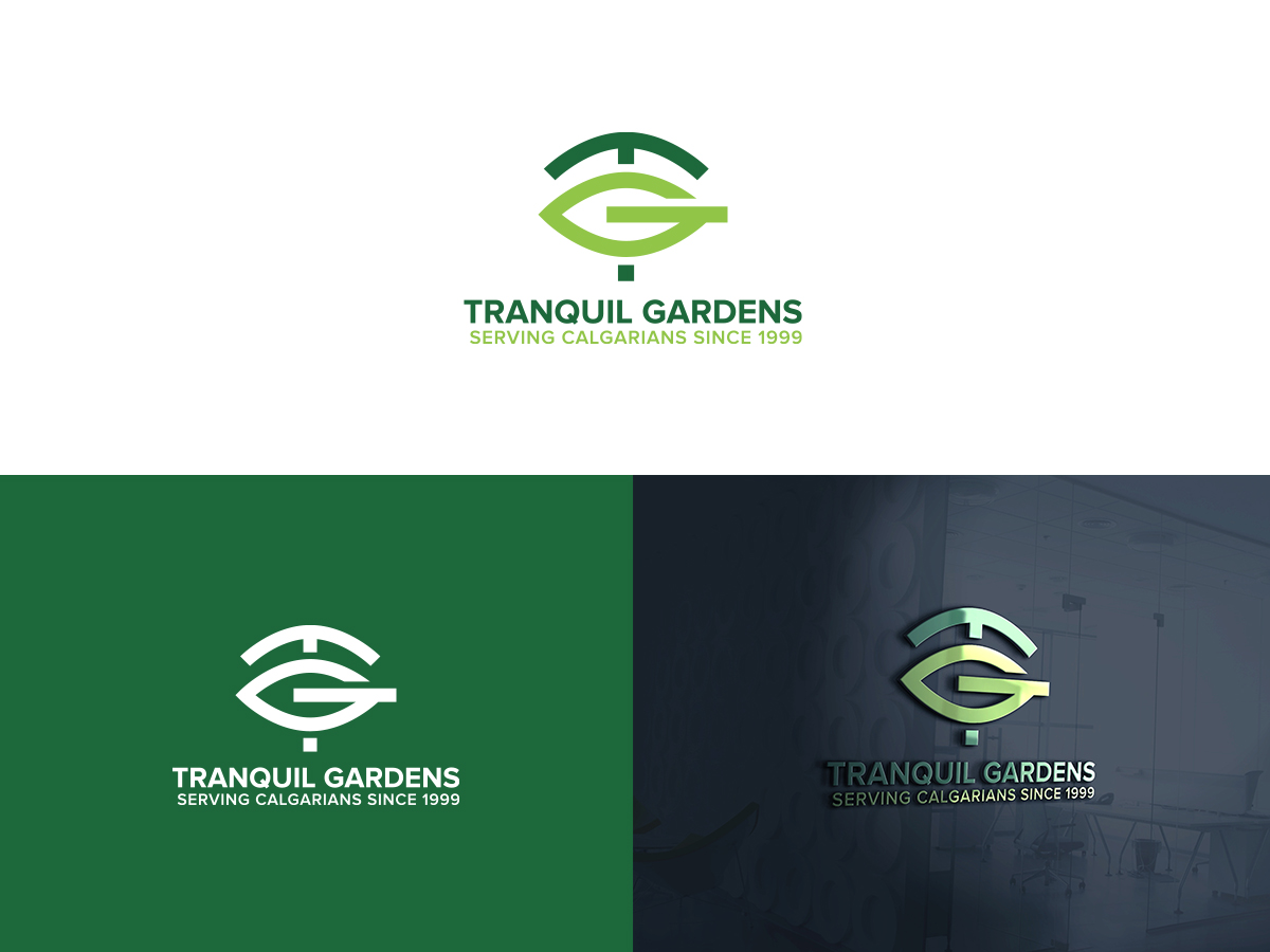 Logo Design by Slant Line Media for Tranquil Gardens | Design #24054173