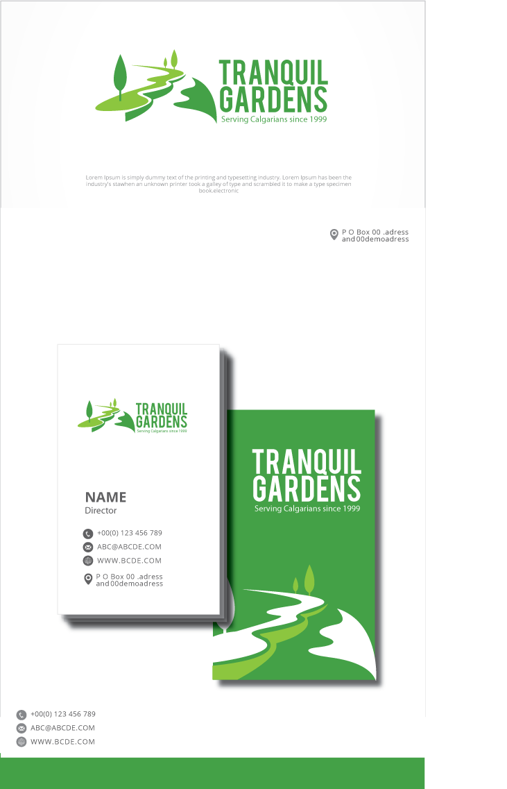 Logo Design by graphicevolution for Tranquil Gardens | Design #24027476