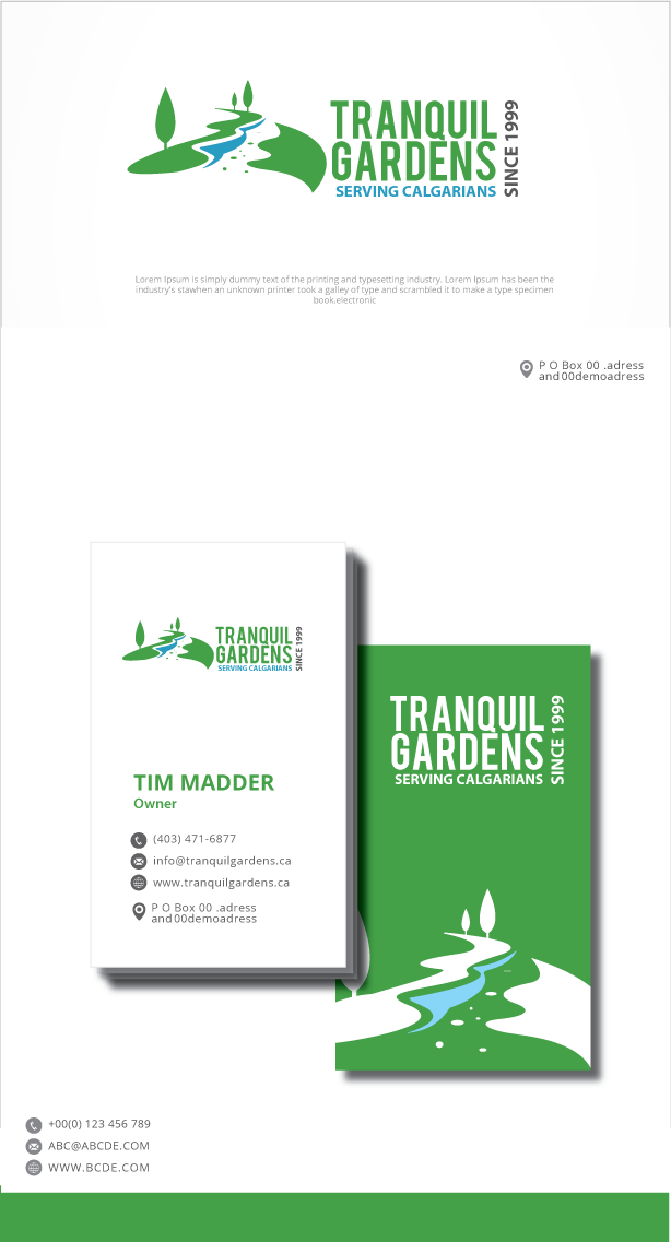 Logo Design by graphicevolution for Tranquil Gardens | Design #24036077