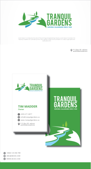 Logo Design by graphicevolution for Tranquil Gardens | Design: #24036078