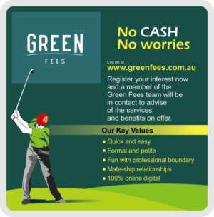 Poster Design by NJB for Green Fees Australia | Design: #24045568