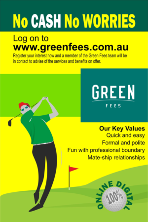 Poster Design by NJB for Green Fees Australia | Design: #24121757