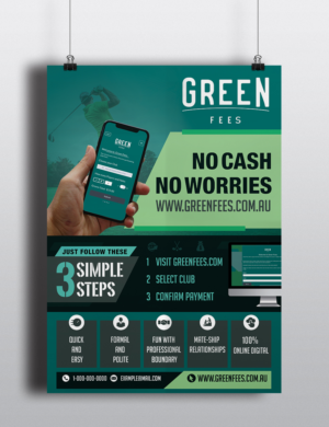 Poster-Design von CG PRITAM für Green Fees Australia | Design #24109648